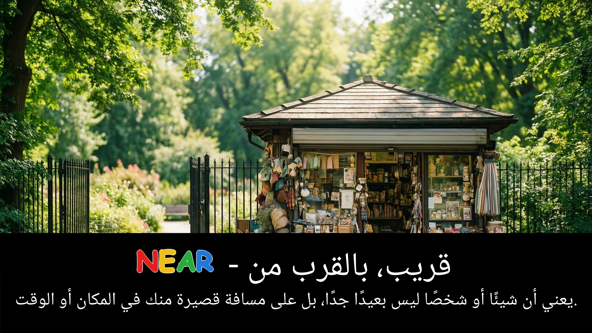 Arabic Illustration for near